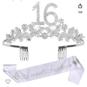 Sweet 16 Sash and Crown Set